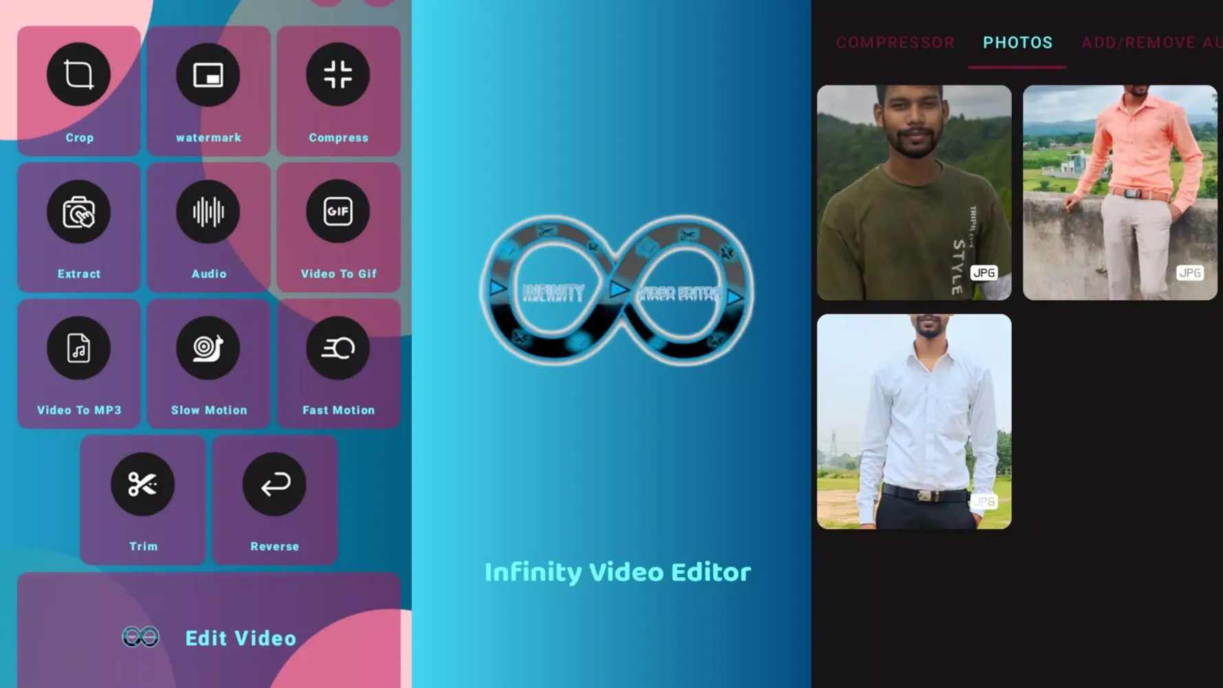 Tangkapan layar All in one video editor
