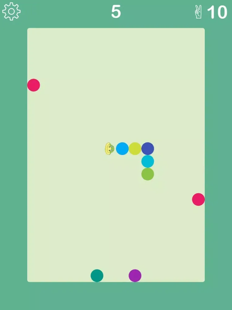Captures d'écran de Colorful Greedy Snake iPad 