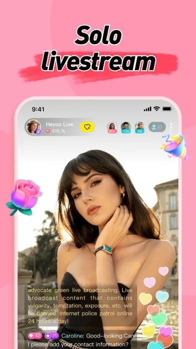 Heyoo-Live, Chat, Make friends应用截图