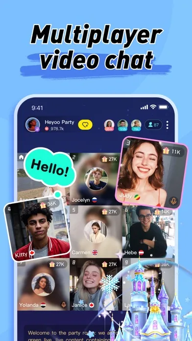 Heyoo-Live, Chat, Make friends应用截图