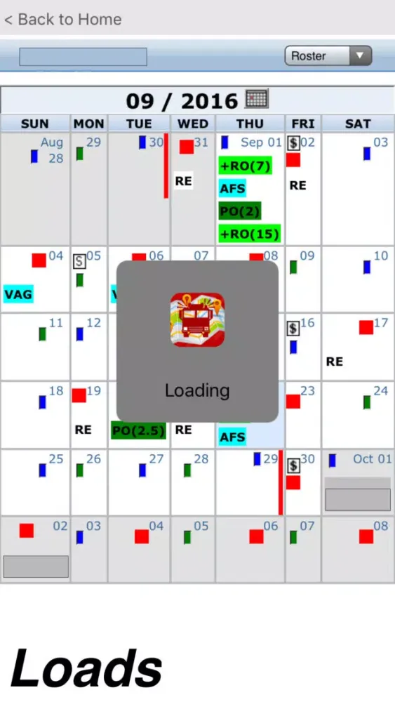 Ảnh chụp màn hình của Quick Roster Lite