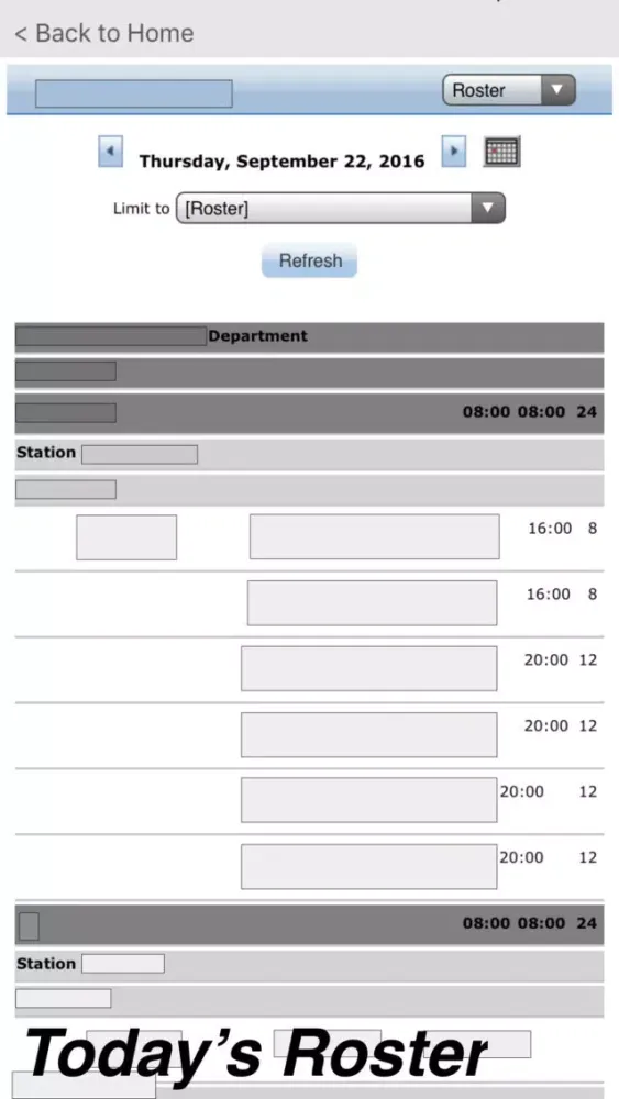 Ảnh chụp màn hình của Quick Roster Lite