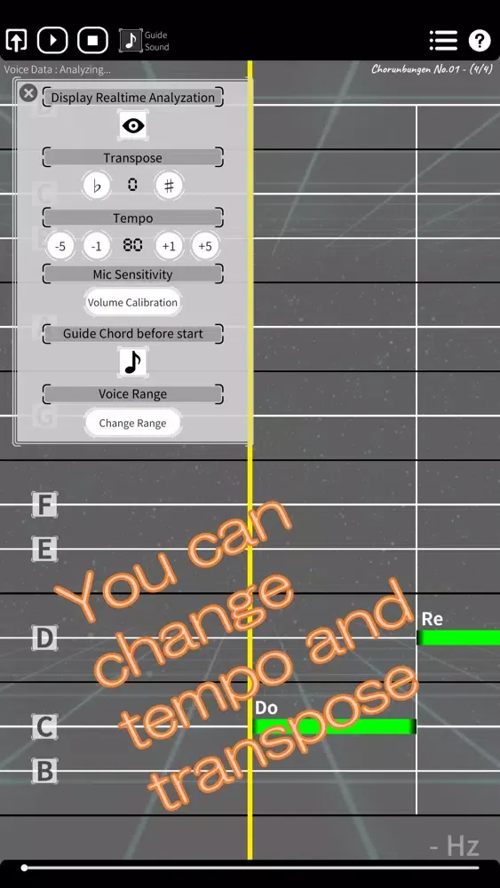 SingOnPitch - Chorubungen Screenshots