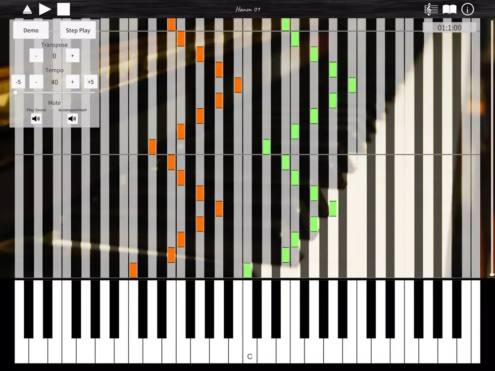 Hanon Master iPad  Screenshots