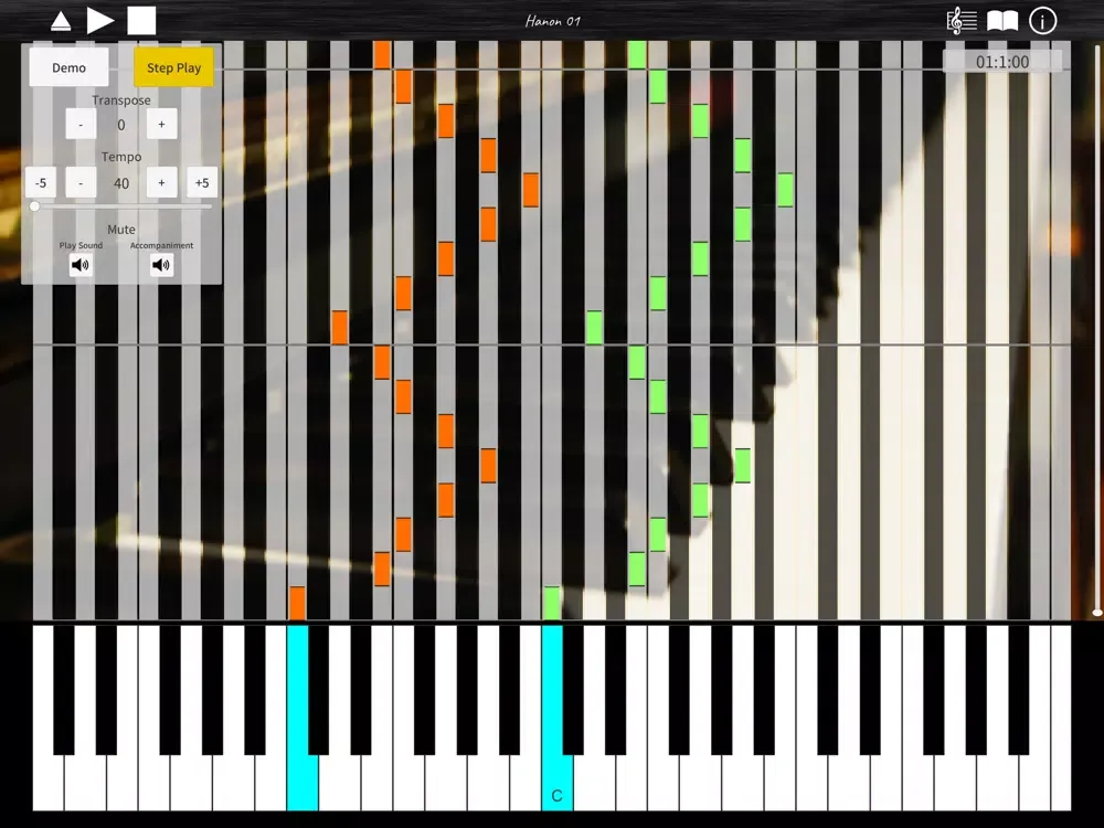 Hanon Master iPad  Screenshots