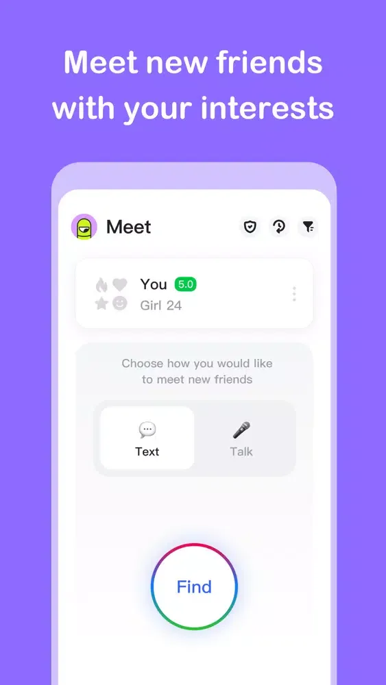 Tangkapan skrin Knoknok-Meet Messenger New Bbf