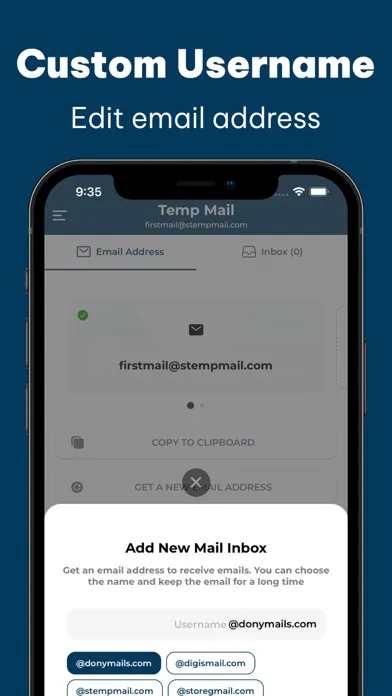 Temp Mail - Temporary Mail Box Screenshots