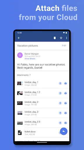 mail.com: Mail app & Cloud Screenshots