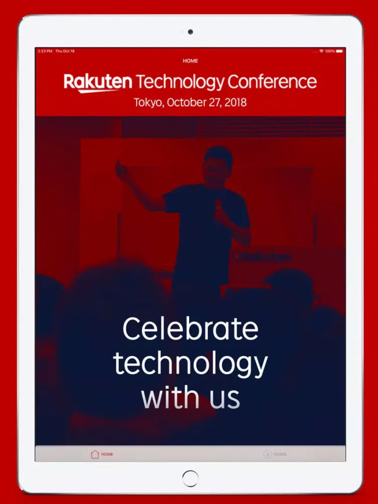 Скриншоты Rakuten Technology Conference iPad 