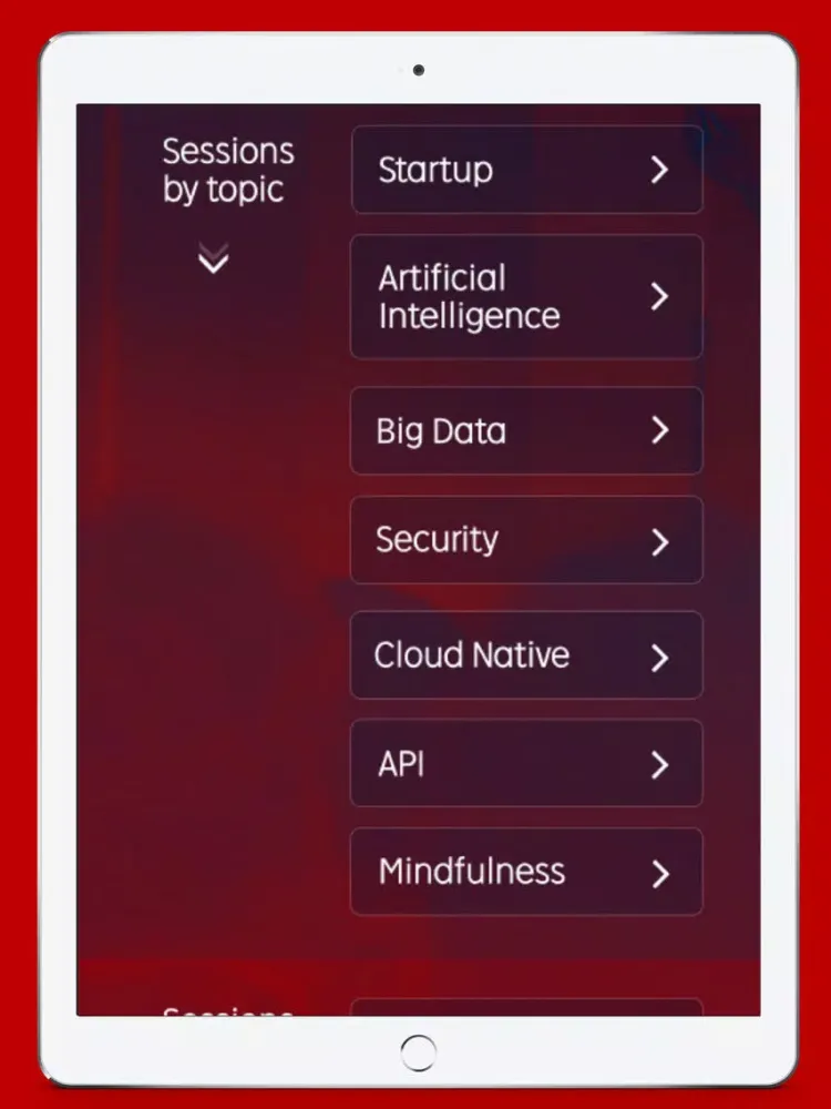 Скриншоты Rakuten Technology Conference iPad 