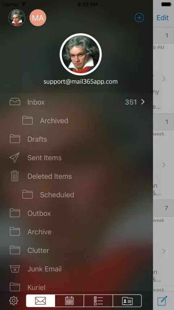 mail365, Mail, Calendar, Tasks應用截圖