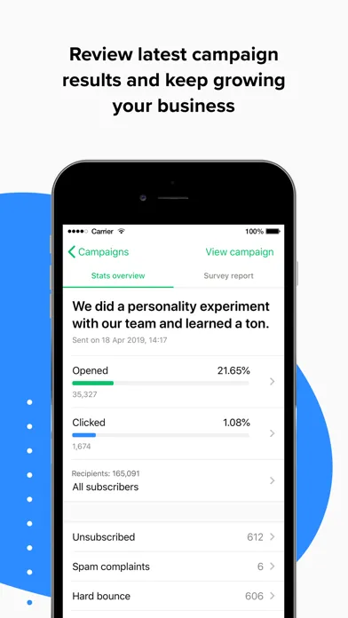 MailerLite Classic Manager سکرین شاٹس