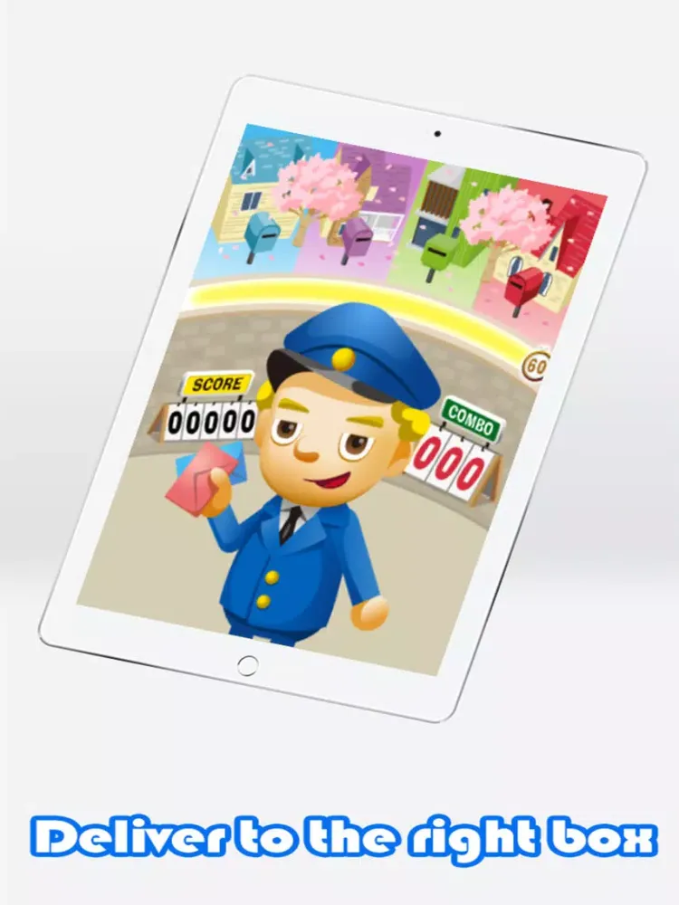 Hello Mr Mailman - fun color matching game iPad  سکرین شاٹس