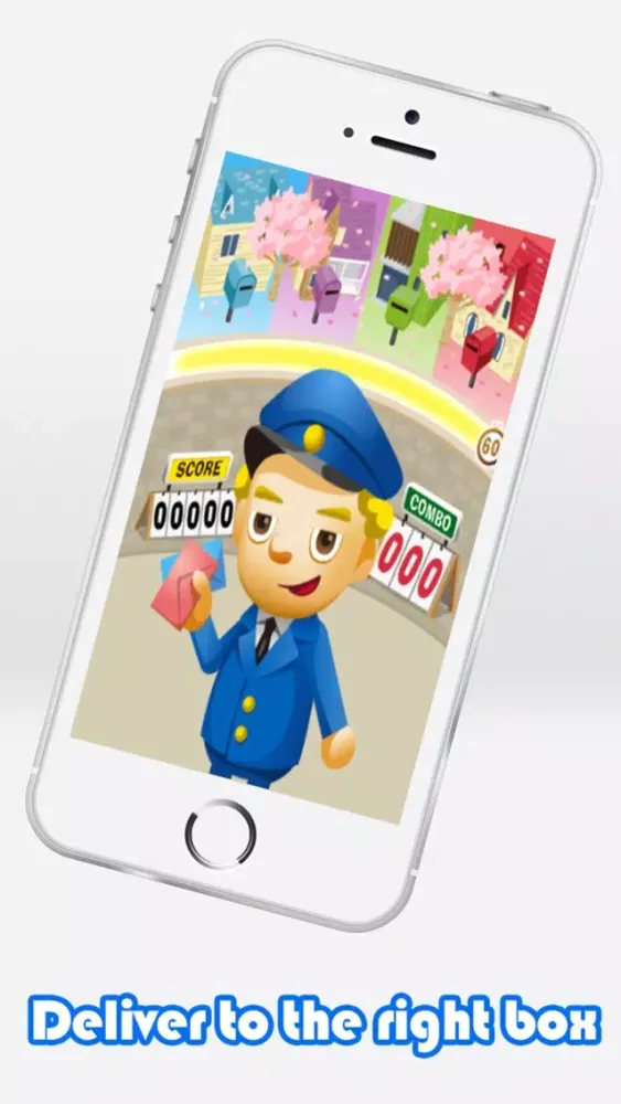 Hello Mr Mailman - fun color matching game سکرین شاٹس
