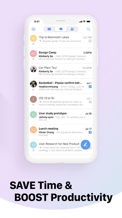 تصاویر Email Messenger by MailTime