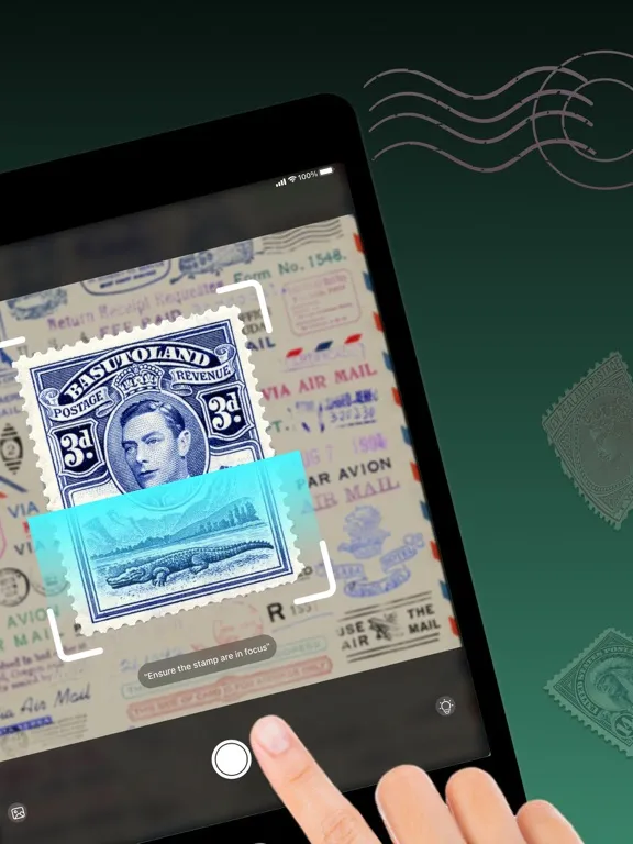 تصاویر Stamp Scanner Collecting App iPad 