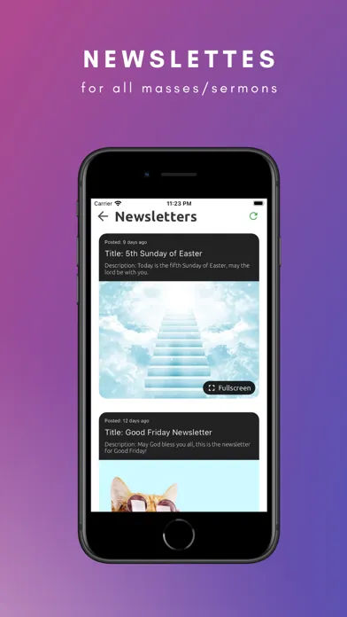 Captures d'écran de Genesis - Holy App