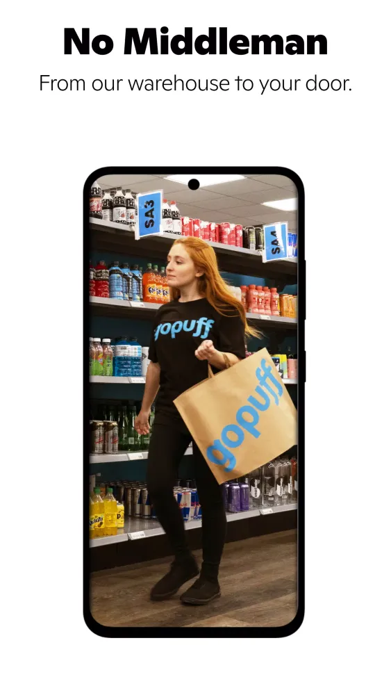 Capturas de tela do Gopuff—Alcohol & Food Delivery