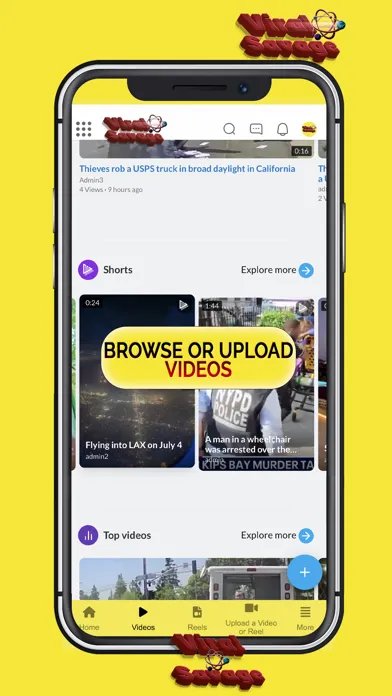 Capturas de tela do Viral Savage - News Shorts