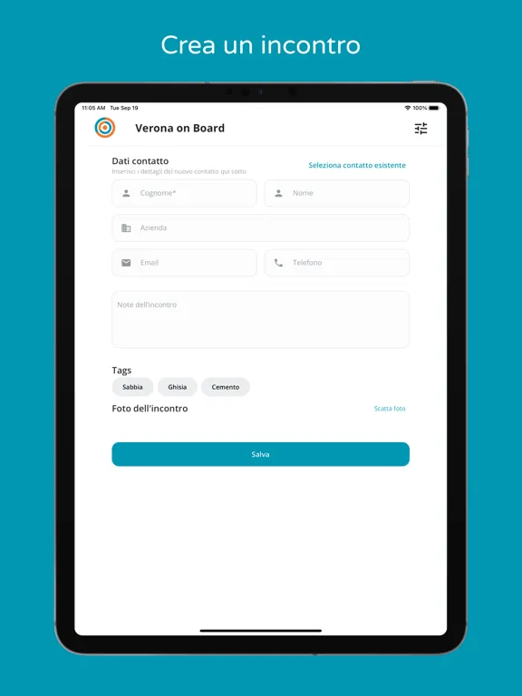 MeetApp - Collect Contacts iPad  Ekran Görüntüleri