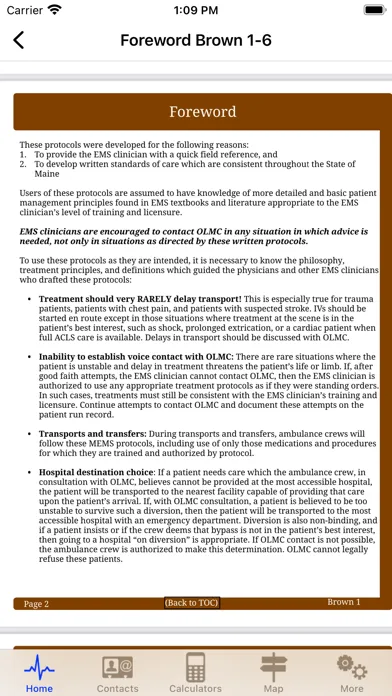Maine EMS Protocol App应用截图