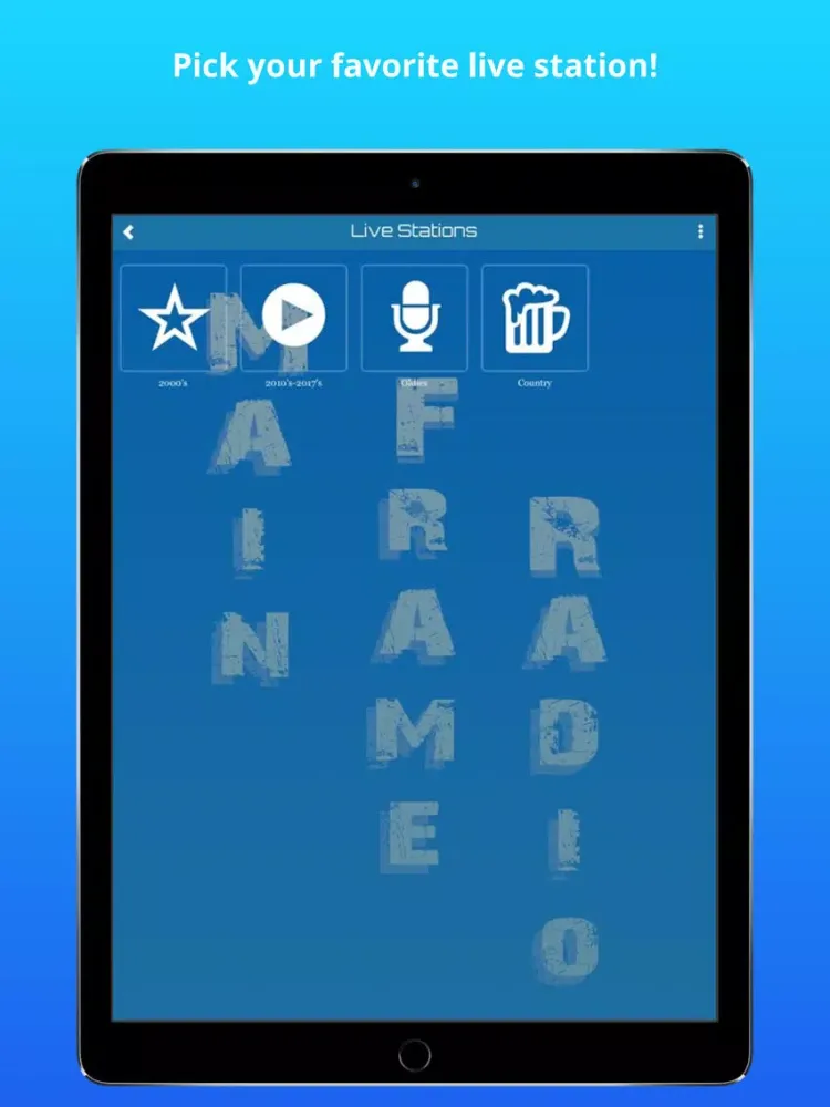 تصاویر Mainframe Radio iPad 