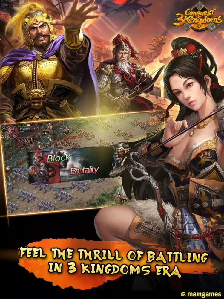 Conquest 3 Kingdoms iPad  스크린샷