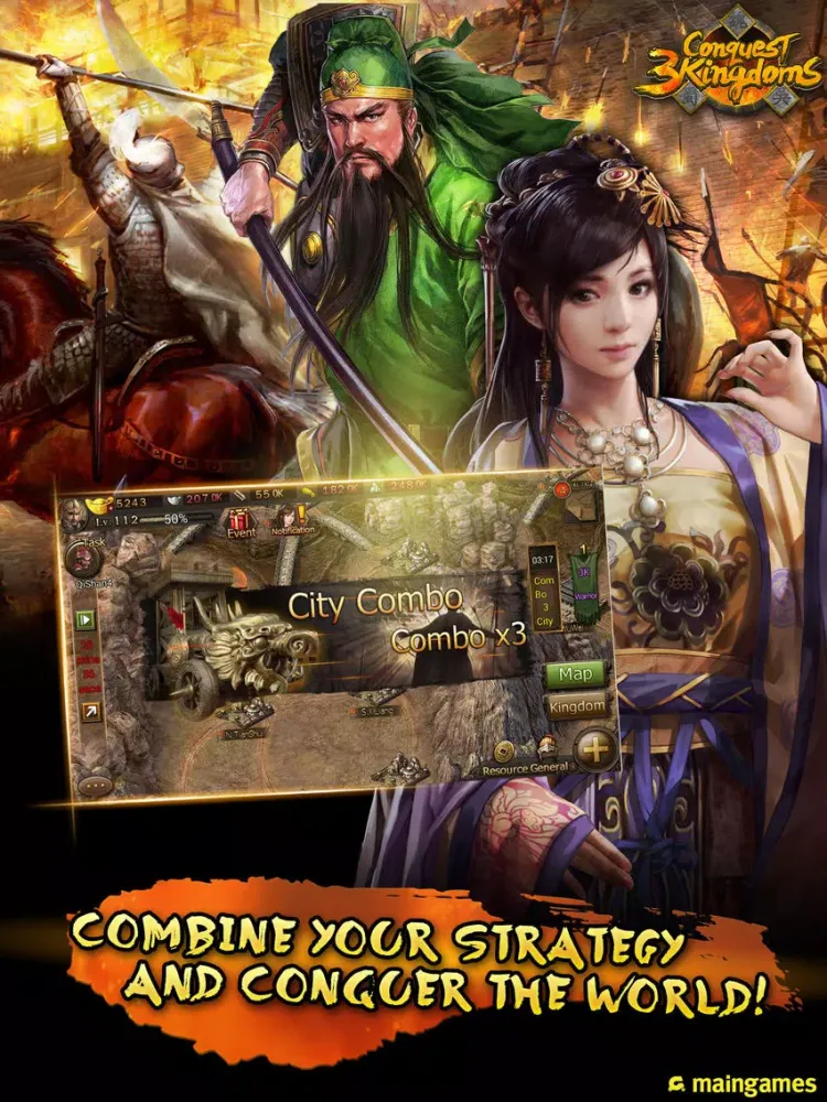 Conquest 3 Kingdoms iPad  스크린샷