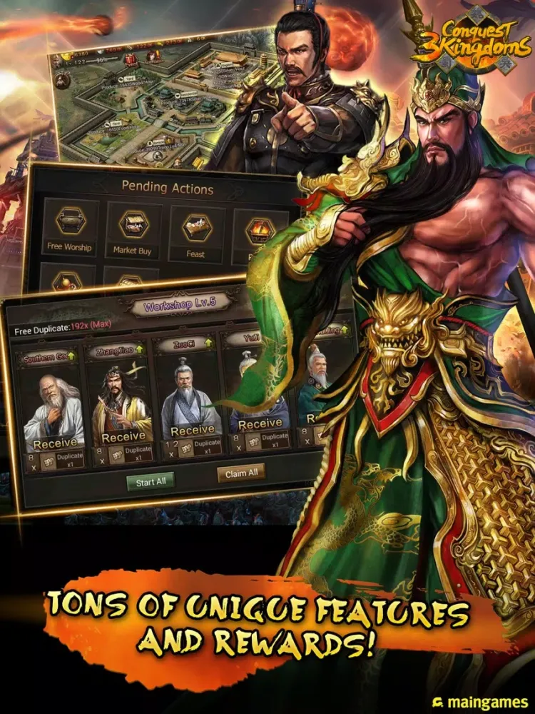 Conquest 3 Kingdoms iPad  스크린샷