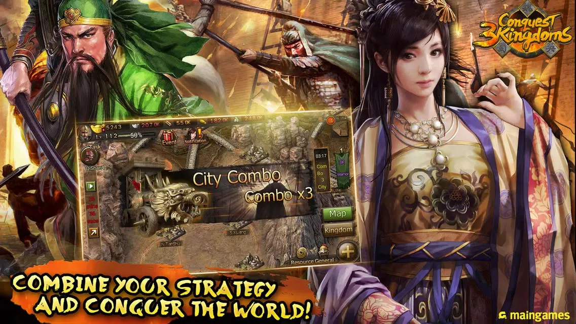 Conquest 3 Kingdoms 스크린샷