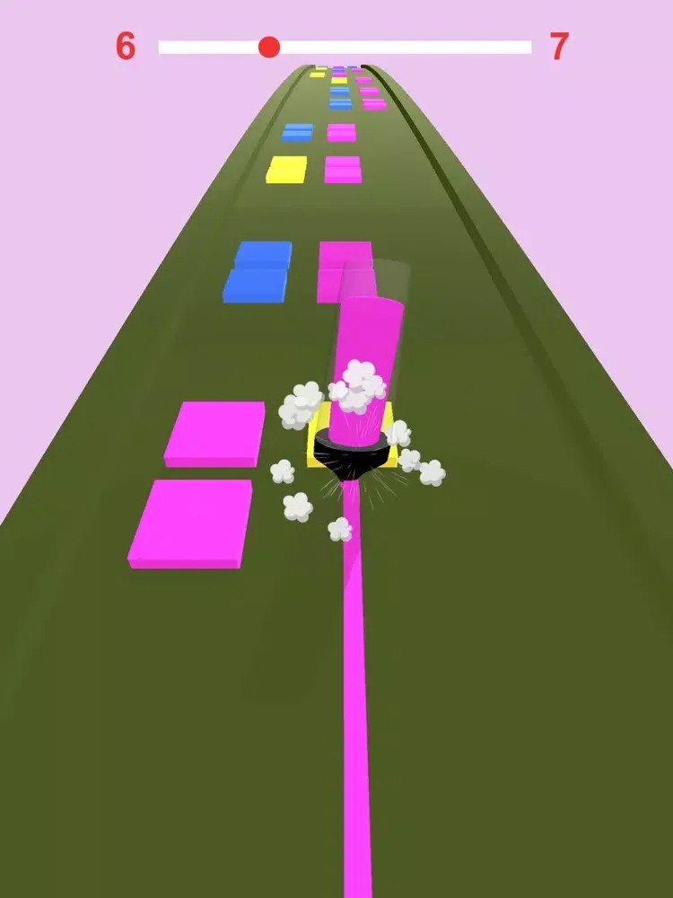 Tangkapan skrin Color Ink Runner iPad 