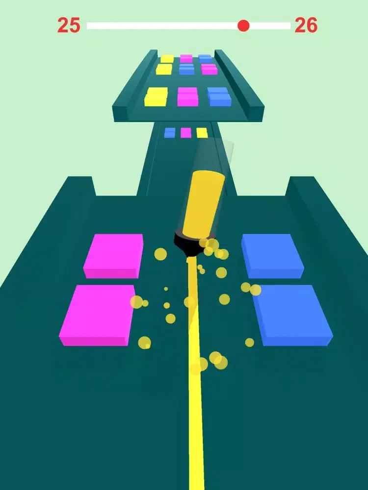 Tangkapan skrin Color Ink Runner iPad 
