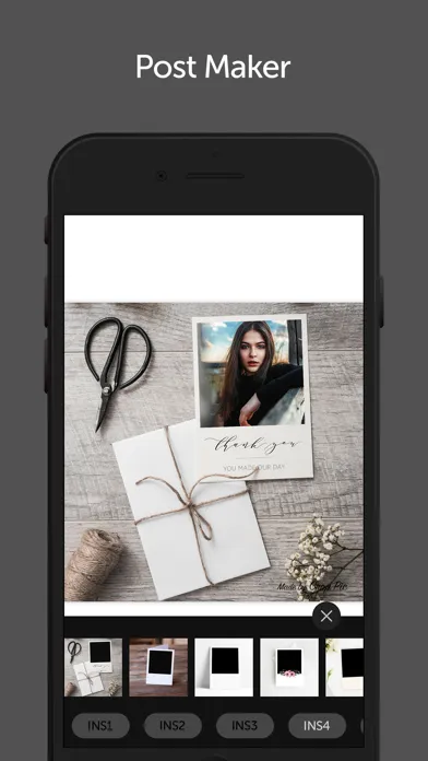 ภาพหน้าจอของ PicFit : Collage & Story