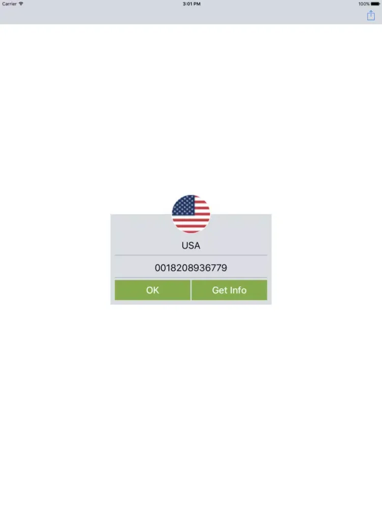 C Scanner _ Find Country from Product Bar Code iPad  Ekran Görüntüleri