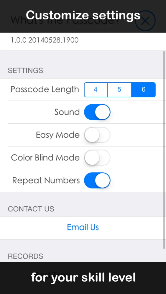 Zrzuty ekranu What's the Passcode?
