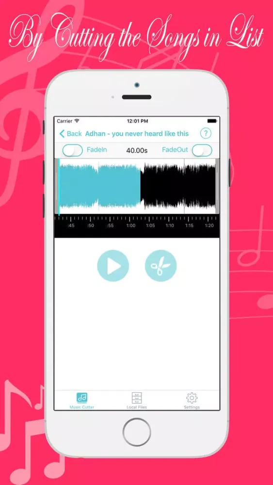Tangkapan layar Islamic Ringtones Maker - MP3 Cutter Editor and Trimming Audio/Voice/Song Trimmer