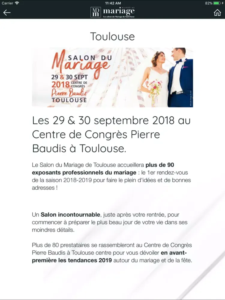 Screenshot di Maison du Mariage iPad 