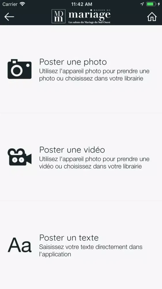 Screenshot di Maison du Mariage