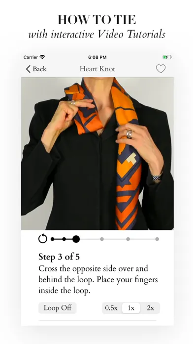 Capturas de tela do Scarf Art