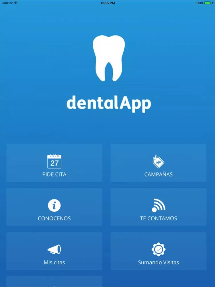 clinica dentalApp iPad  Screenshots
