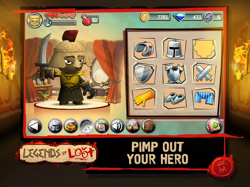 Capturas de pantalla de Legends of Loot iPad 