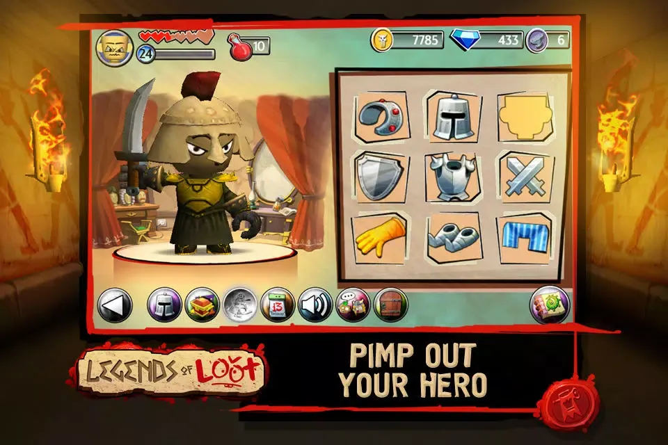 Capturas de pantalla de Legends of Loot