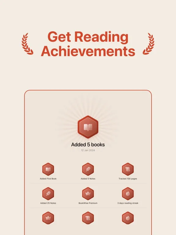Capturas de tela do Bookwise: Book Reading Tracker iPad 