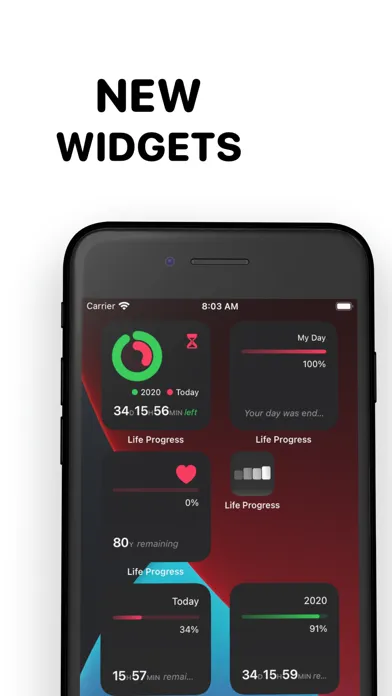 Tangkapan skrin Watch Progress - Make Your Day