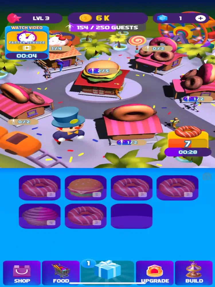 Captures d'écran de Food Lords - Merge Restaurants iPad 