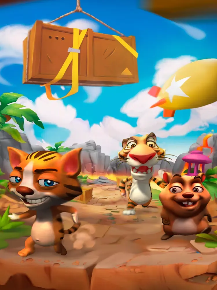 Ảnh chụp màn hình của ZooRun - Runner Royal iPad 