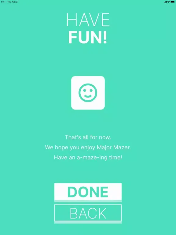 Screenshot di Major Mazer iPad 