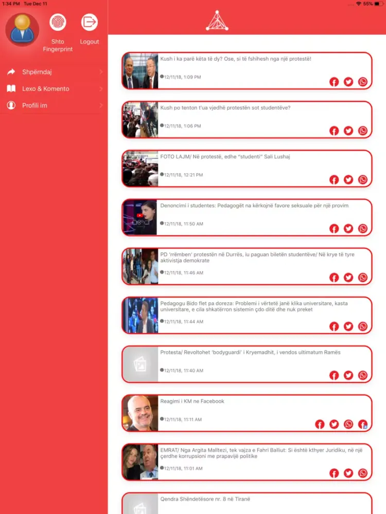 Zrzuty ekranu Majtas iPad 