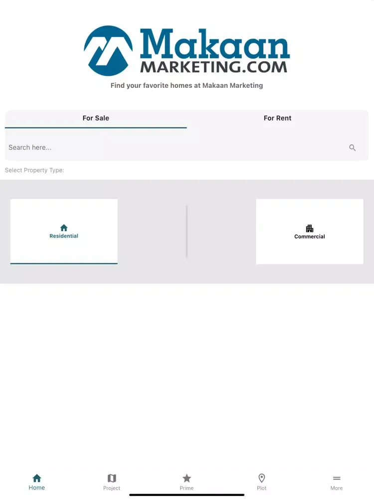 Скриншоты Makaan Marketing iPad 