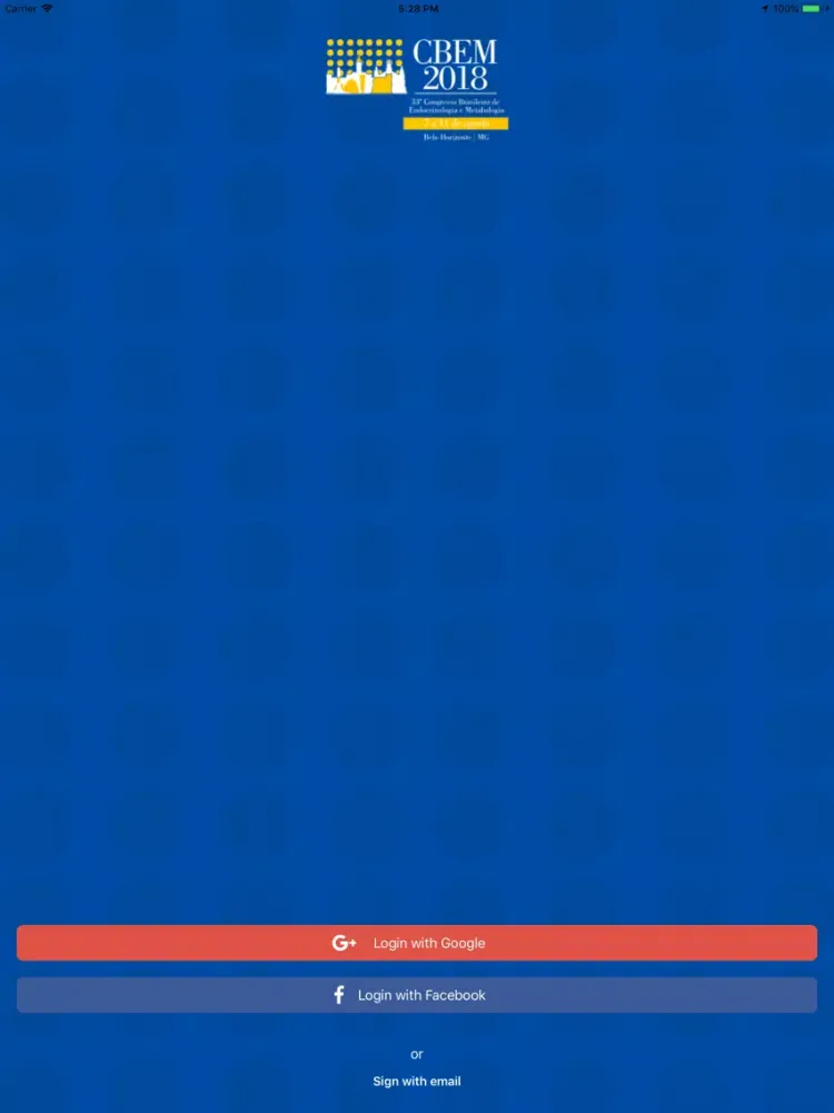 Captures d'écran de CBEM 2018 iPad 